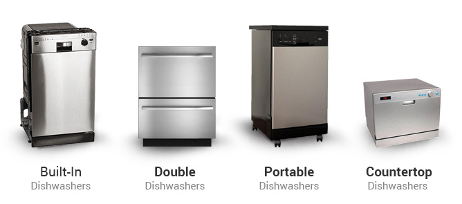 Fix Appliances CA Dishwasher types