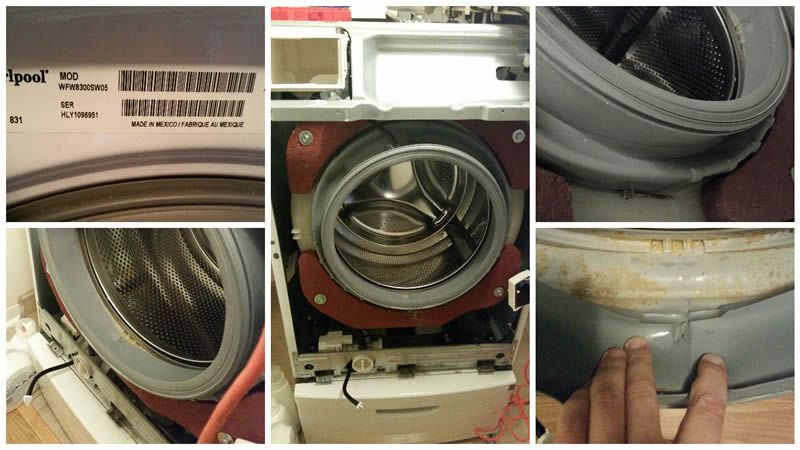 washing machine door seal gasket rubber boot