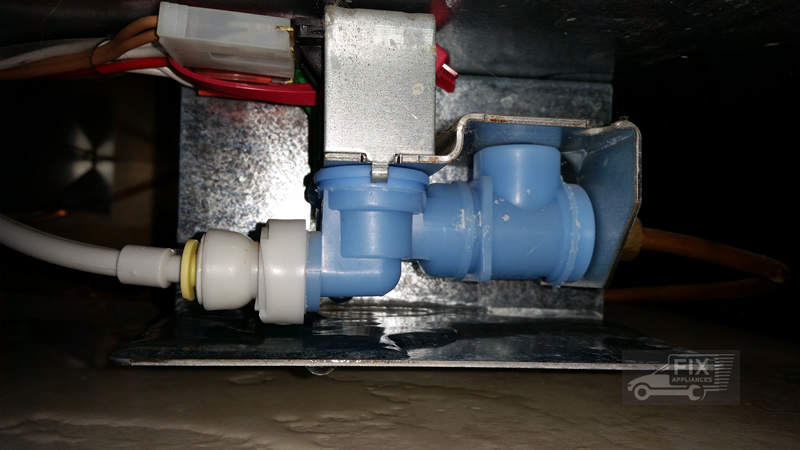 Repairing water leak inside fridge: Freezing drain vs. clogged drain line 