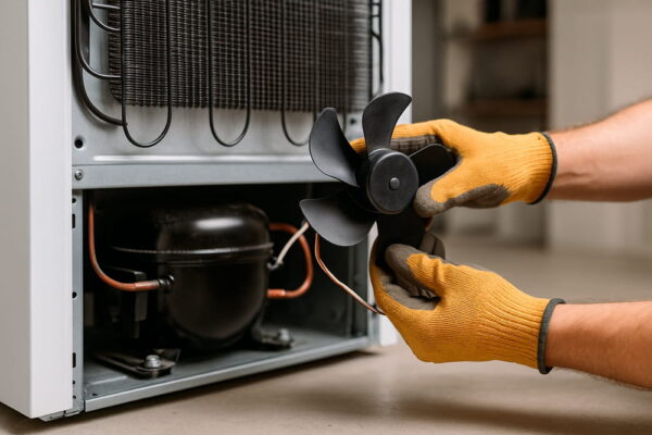 Cleaning or Replacing the Condenser Fan in Refrigerators