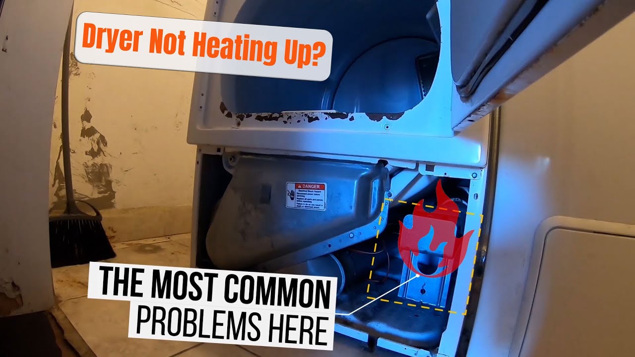 Whirlpool Coin Operated Dryer. Not Heating Up? Here’s What to Do. Causes & Possible Solutions